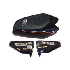 BENZİN DEPOSU VE YAN KAPAK SİYAH CG