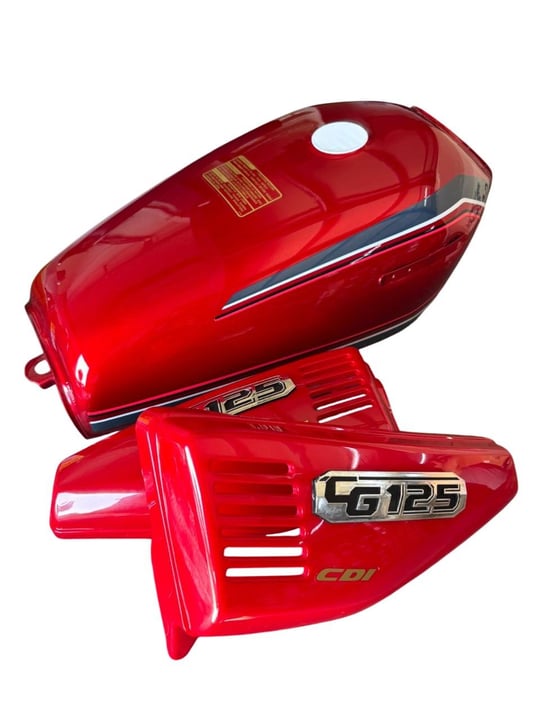 BENZİN DEPOSU VE YAN KAPAK KIRMIZI CG